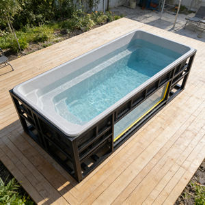 Piscine hors sol en acier, structure modulaire, piscine extérieure personnalisable - Product Image 3