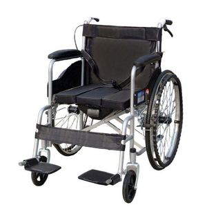 Fauteuil roulant pliable en gros pour fabricants, accoudoirs fixes, fauteuil roulant de mobilité, repose-pieds en plastique, fauteuil roulant léger - Product Image 2