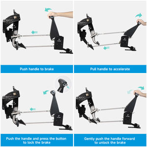 MUNIUハンディキャップポータブルカーハンドコントロールドライビングコントロールユニット、障害者用ハンド付き - Product Image 3