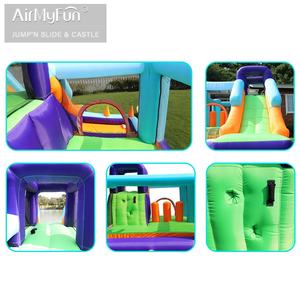 AirMyFun di alta qualità di salto gonfiabile buttafuori castello gonfiabile <span class=keywords><strong>casa</strong></span> con scivolo e cerchio di tiro grande <span class=keywords><strong>casa</strong></span> di rimbalzo con scivolo - Product Image 5