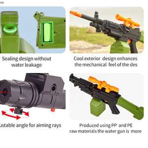 ปืนฉีดน้ำไฟฟ้าแรงดันสูง รุ่น M249 ของเล่นแบตเตอรี่ ปืนฉีดน้ำไฟฟ้าทหาร - Product Image 4