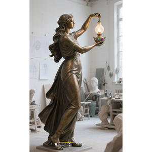 Famoso jardín moderno al aire libre decoración desnuda mujer gorda arte escultura tamaño real bronce sentado mujer gorda escultura estatua - Product Image 2