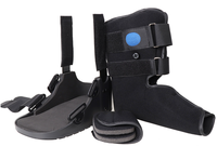 Botte de rééducation à coussin d'air pour les blessures au pied et à la cheville, botte de marche pneumatique, compression réglable, respirante, botte orthopédique