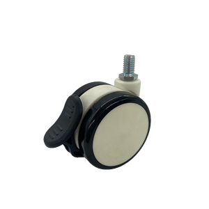 Universelle 60mm PVC-Bremsrollen für Wohnzimmermöbel und Babybetten - Product Image 1