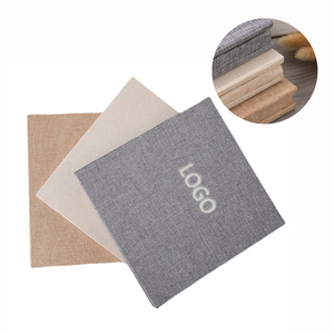 Livre de couverture en tissu de lin à mémoire de mariage personnalisé album de timbres de scrapbooking album <span class=keywords><strong>photo</strong></span> de bricolage - Product Image 1