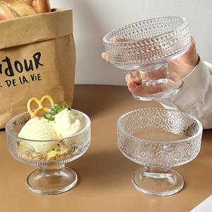 Gobelets à dessert en verre sculptés en forme de pied de <span class=keywords><strong>nain</strong></span>, bols à glace pour sundae et noix, coupes à parfait aux fruits, verres à cocktail pour les fêtes - Product Image 1