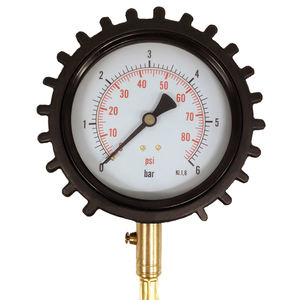 Instrumento de Medição de Pressão de Pneus para Carros, Manômetro de Pressão de Pneus de Tubo Bourdon de Alta Resistência com Mangueira - Product Image 4