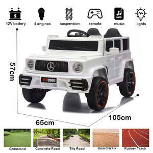 OEM ODM Motocicleta de 12V con Asiento de Cuero, Faros LED y Ruedas de Entrenamiento - Product Image 2