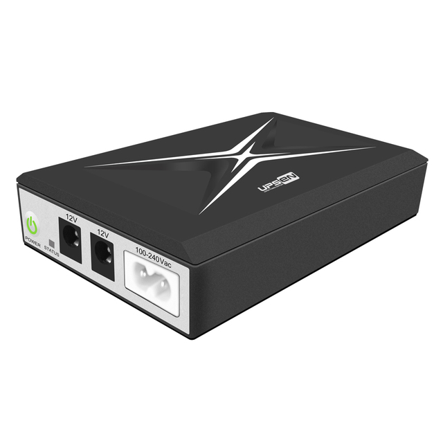 Mini Single Phase DC UPS 12V 18W Lithium Battery Power Backup Solution for WiFi Router