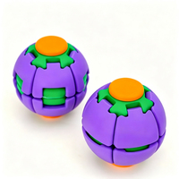 Pendentif Balle Anti-stress Personnalisé Imprimé en 3D Couleurs Macaron Petite Taille Jouet Anti-anxiété Balle Rotative Gyroscope Pendentif