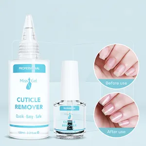 Removedor amaciante de cutícula orgânica Gel líquido vegano para unhas Private Label saudável para cuidados com unhas Pele morta Melhor removedor de cutícula