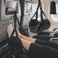 Repose-pieds portable pour avion, hamac pour les jambes, écologique, respirant, léger, pour les voyages en avion, en train, en voiture, au bureau