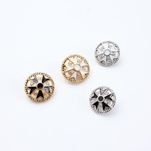 JFFB033 Botones <span class=keywords><strong>de</strong></span> metal Botones <span class=keywords><strong>de</strong></span> aceite Tall Little Fragrant Gold Girl's Knit Versátiles botones cosidos a mano - Product Image 2