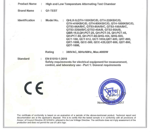 Camera Climatica a Temperatura e Umidità Costante 150L~400L |   Da Banco e da Terra |   -40 ° Da C a +180 ° Gamma C 10~98%RH - Product Image 4
