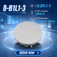 Antenne GNSS anti-brouillage JT SJAJ-8-B1-3 avec triple brouilleur 95 dB et double brouilleur 95 dB, support de base 3 bandes