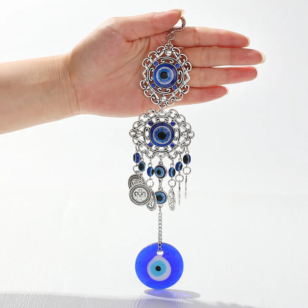 Türkisches blaues böses Auge Wand dekoration Hamsa Hand Elefant Amulett Glücks schutz Wandbehang Ornament Evil Eye Home Decoration Geschenk