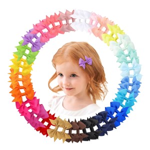 Set de Lazos de Grosgrain para Niñas - Pinza para el Pelo con Cinta Ecológica y Adorable - Product Image 1