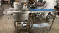Nouvelle machine à tempérer le chocolat en acier inoxydable 304, machine à enrober les biscuits, contrôle précis de la température, capacité de 2 m/minute
