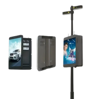 Écran LED pour poteau d'éclairage public extérieur, affichage numérique étanche, affichage publicitaire intelligent, écran LED pour panneau d'affichage