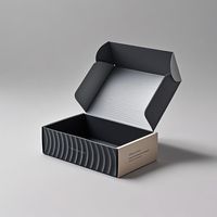 Boîtes en carton ondulé kraft UV personnalisables 2025, emballages en papier écologiques imprimés pour cosmétiques, cadeaux de mariage
