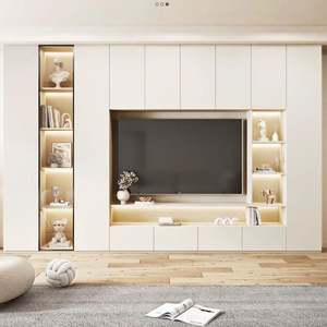 Mueble de TV Flotante LED Premium para Televisores de 65+ Pulgadas, Mueble de Salón Moderno - Product Image 5