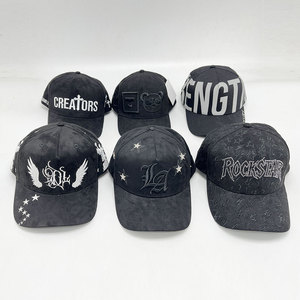 Tùy Chỉnh Thêu Biểu Tượng <span class=keywords><strong>5</strong></span> Bảng Điều Chỉnh Da Lộn Thể Thao Mũ Bóng Chày Hai Tone Cong vành Sang Trọng Bông Mũ Bóng Chày - Product Image 6