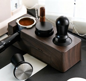 Prensador de Café Espresso Manual, Herramienta de Acero Inoxidable y Aluminio con Resorte, Presión Ajustable, Prensador para Baristas - Product Image 3