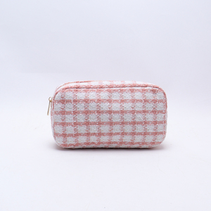 <span class=keywords><strong>Pochette</strong></span> de maquillage en Tweed <span class=keywords><strong>bleu</strong></span> <span class=keywords><strong>marine</strong></span>, nouveau Style, fil coloré à paillettes, boîte de maquillage carrée multifonctionnelle, <span class=keywords><strong>pochette</strong></span> cosmétique - Product Image 3