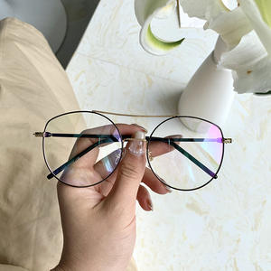 Montures de lunettes ovales Me11 2503 unisexes, monture complète, verres en acrylique, anti-UV, anti-lumière bleue, anti-reflets, origine Taizhou - Product Image 3