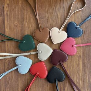 Women's Pu Leather Love <b>Bag</b> Colorful Keychain Pendant Cute Heart Shape <b>Charm</b> Gift for Handbags - Product Image 5