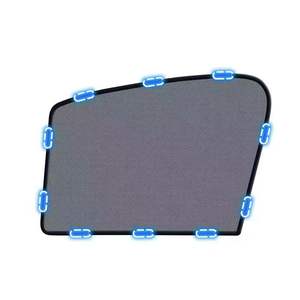4 Uds UV/aislamiento térmico magnético parasol para ventana de coche protección UV parasol para <span class=keywords><strong>Hyundai</strong></span> <span class=keywords><strong>Tucson</strong></span> 2022 <span class=keywords><strong>2023</strong></span> 2024 cortina de coche - Product Image 2
