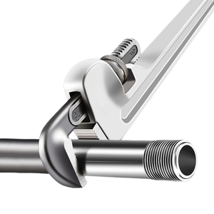 Proveedor de fábrica: Llave de tubo industrial de aluminio de alta resistencia, cortador de tuberías de agua con mango forjado - Product Image 2