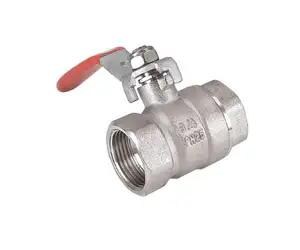 Water Ball Valve 1000wog HydraulicThread Ball Valve Price 1/2"-2" 304 316 2pcs Stainless Steel General