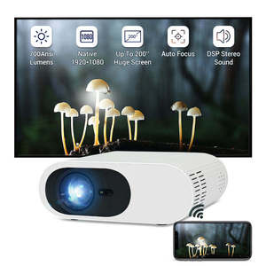 YDH-L005S ban đầu điện thoại thông minh máy chiếu 1080P Full HD 4K video rạp hát tại nhà tự động lấy nét mini Màn hình lớn máy chiếu 5g 1200lumens - Product Image 5