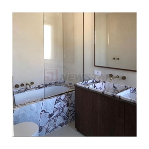 <span class=keywords><strong>Baignoire</strong></span> en marbre naturel Calacatta de style luxueux de taille personnalisée Newstar, de qualité supérieure, pour la maison, <span class=keywords><strong>baignoire</strong></span> intérieure - Product Image 6