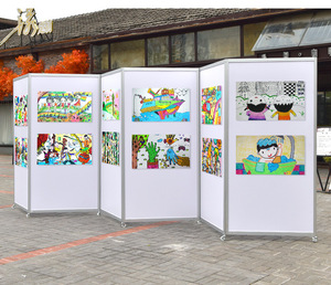 Triển lãm bức tường nghệ thuật hiển thị tấm tường cho nghệ thuật tạm thời gallery trong trường đại học bán buôn - Product Image 5