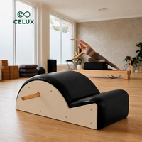 Correcteur de posture dorsal portable en érable, incroyablement robuste et réglable, pour studio de Pilates, durable et sain pour la colonne vertébrale