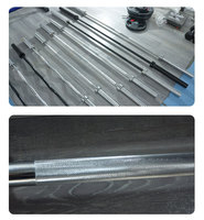 Barres de musculation Chahang Power Chrome, barres de musculation fixes, barre de curl pour la salle de sport, fitness
