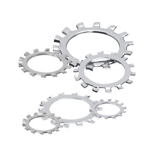 Din6797 stainless steel plain serrated locking washer with internal teeth - Product Image 2