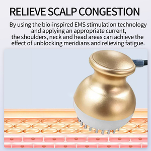 Masseur Cérébral Domestique HC82 Anti-Âge Magnétique pour Soin du Cuir Chevelu et Soulagement du Stress Musculaire, Outil de Beauté Compatible Prises EU/UK/JP - Product Image 6