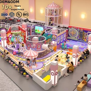 Equipo de Juegos Interior Personalizado con Temática de <span class=keywords><strong>Circo</strong></span> de Dulces: Carrusel, Piscina de Pelotas, Piscina de Arena, Torre de Escalada para Niños en Centros Comerciales FEC - Product Image 2