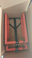 Chariot à main à largeur réglable pour caisses en plastique de légumes et fruits, chariot de transport pour marché agricole et entrepôt, capacité 150 kg