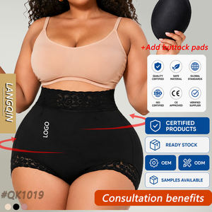 Meilleures culottes gainantes rehausseurs de fesses pour femmes adultes, ODM, écologiques, rembourrées, en Spandex/Nylon respirant, avec crochets intégrés - Product Image 1