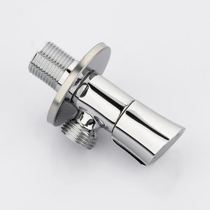 שסתום זוויתי פליז לפתיחת מים מהירה, עיצוב מודרני, לשירותים חכמים, גימור כרום, שסתום בקרה הידראולי ידני, כניסת דוד מים - Product Image 2