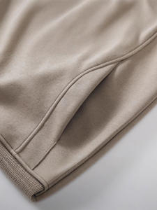 2025 nouveau <span class=keywords><strong>alpinisme</strong></span> coton solide Anti-boulochage coupe ample col montant demi fermeture éclair poche latérale <span class=keywords><strong>pull</strong></span> printemps automne décontracté - Product Image 4