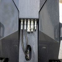 Mini-chargeuse sur chenilles certifiée CE, moteur diesel puissant, système hydraulique avancé, pour travaux agricoles, de construction et routiers