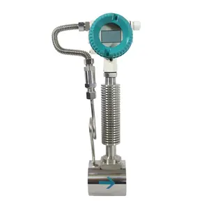Medidor de fluxo de gás Vortex de Precessão digital de alta qualidade, medidor de fluxo de ar comprimido flangeado, compensação de pressão e temperatura