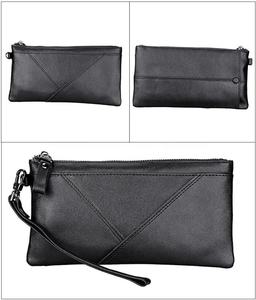 <b>Long</b> Wallet <b>Purse</b> for Men Genuine Cow Leather Rfid Anti-Theft Fashion Clutch Bags Handbag Multifunction - Product Image 4