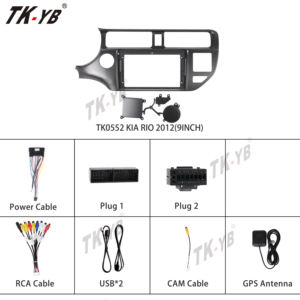 <span class=keywords><strong>KIA</strong></span> <span class=keywords><strong>RIO</strong></span> <span class=keywords><strong>2012</strong></span> Système de navigation GPS de voiture de 9 pouces avec caméra de recul à écran tactile OLED HD de 9 pouces Combinaison de caméra de recul - Product Image 5
