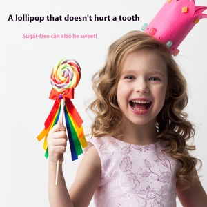 Grosir permen sehat lolipop bebas gula dinamis untuk anak-anak, makanan ringan ramah diabetes dengan vitamin, lolipop kalori rendah - Product Image 3